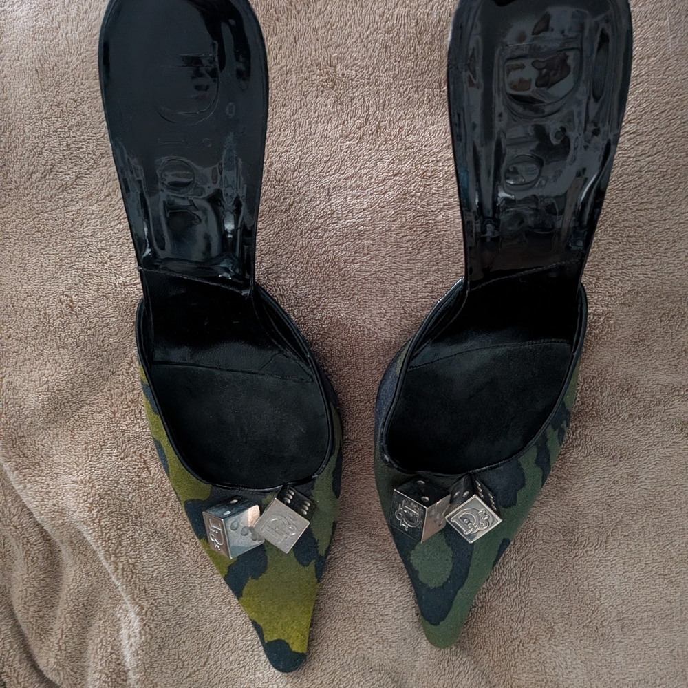 Christian Dior Mules. 40 / 8 1/2 US. Good Used Condition